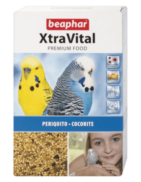 Mixtura para Periquitos BEAPHAR Xtra Vital 500 gr